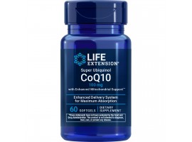 Life Extension Super Ubiquinol CoQ10 with Enhanced Mitochondrial Support™ 100 mg, 60 softgels